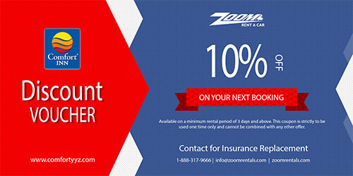 ComfortInn - discount voucher
